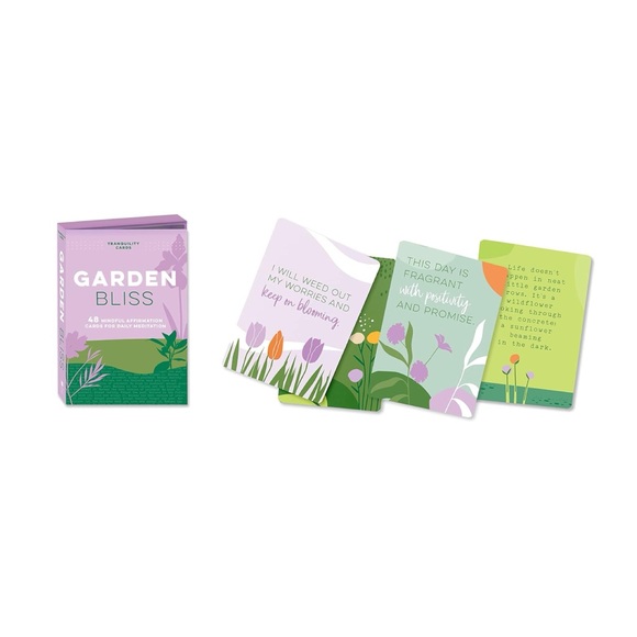 Castle Point Books Other - Garden Bliss: 48 Mindful Affirmation Cards for Daily Meditation